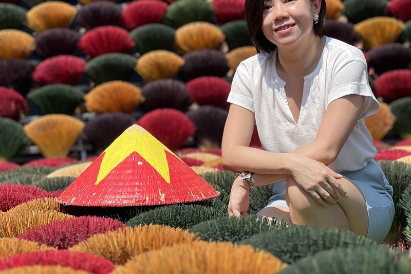 Combo tour Incense Village, Conical hat & HaThai Art Making